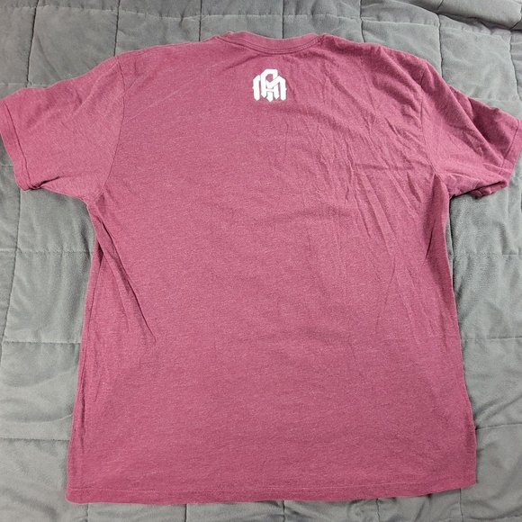 Into The Am Mens 2XL Astronaut Moon Man Palm Trees Surf Board Short Sleeve T Shi - Picture 2 of 9